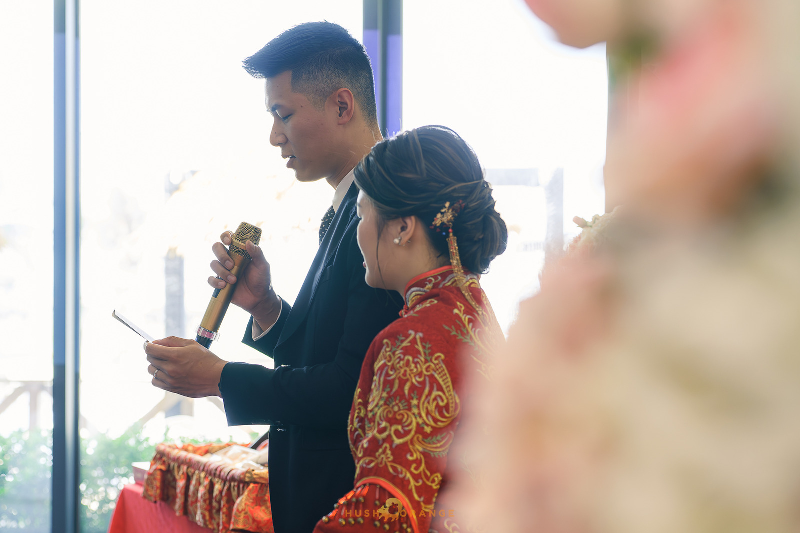 皓橘專業攝影團隊在高雄西灣會館拍攝新人婚禮之活動紀錄畫面，歡迎洽詢相關活動攝影報價