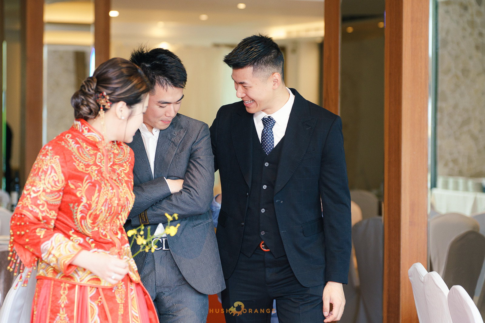 皓橘專業攝影團隊在高雄西灣會館拍攝新人婚禮之活動紀錄畫面，歡迎洽詢相關活動攝影報價