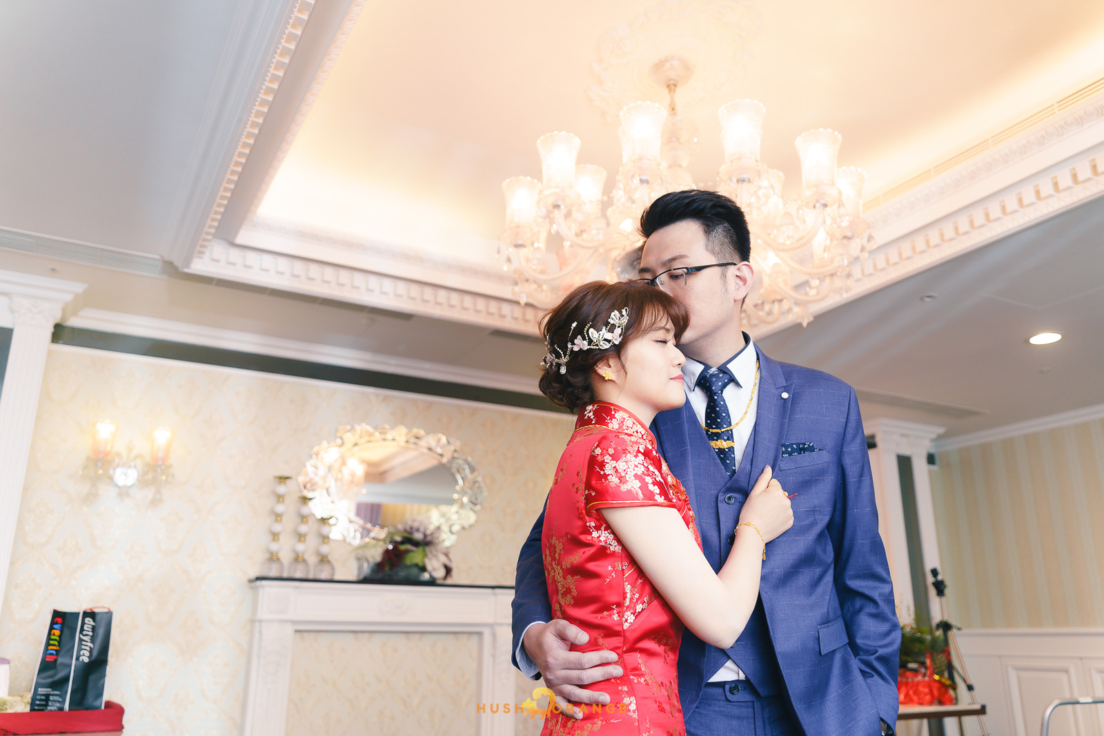 皓橘專業攝影團隊在屏東拍攝新人婚禮之活動紀錄畫面，捕捉下新人間及家人間珍貴的瞬間，歡迎洽詢相關活動攝影報價