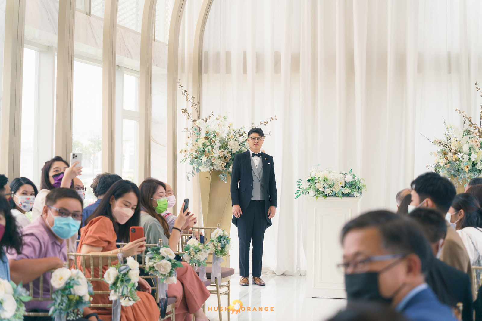 皓橘專業攝影團隊在台中萊特薇庭拍攝新人婚禮之活動紀錄畫面，歡迎洽詢相關活動攝影報價