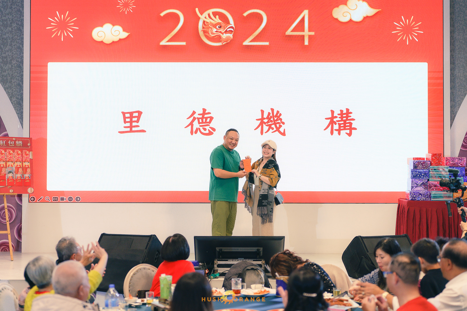 皓橘專業攝影團隊在台中臻悅美饌拍攝里德美學尾牙之活動紀錄畫面，歡迎洽詢相關活動攝影報價