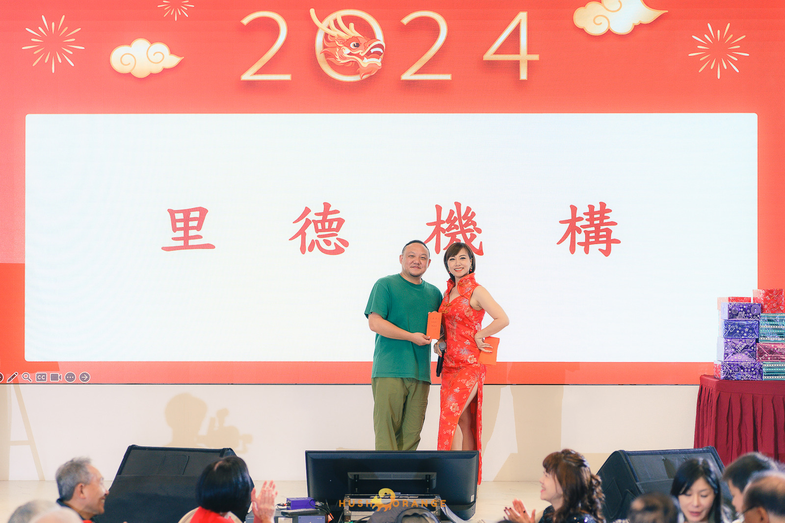 皓橘專業攝影團隊在台中臻悅美饌拍攝里德美學尾牙之活動紀錄畫面，歡迎洽詢相關活動攝影報價