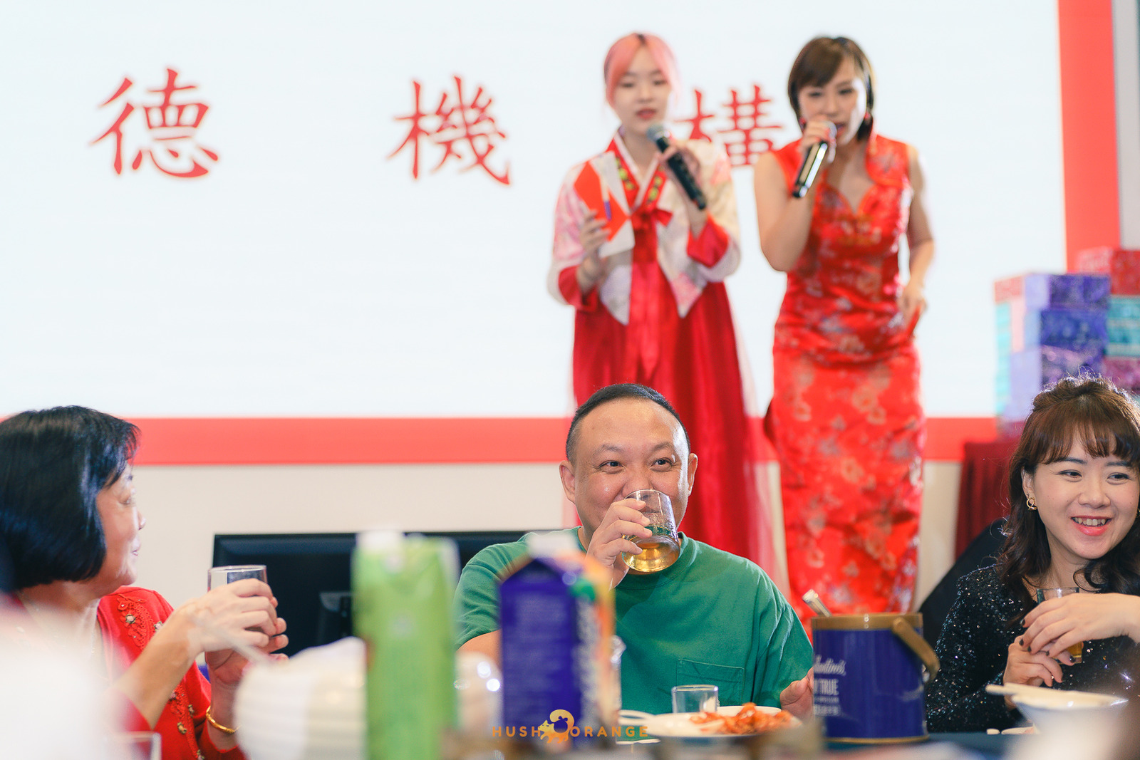 皓橘專業攝影團隊在台中臻悅美饌拍攝里德美學尾牙之活動紀錄畫面，歡迎洽詢相關活動攝影報價