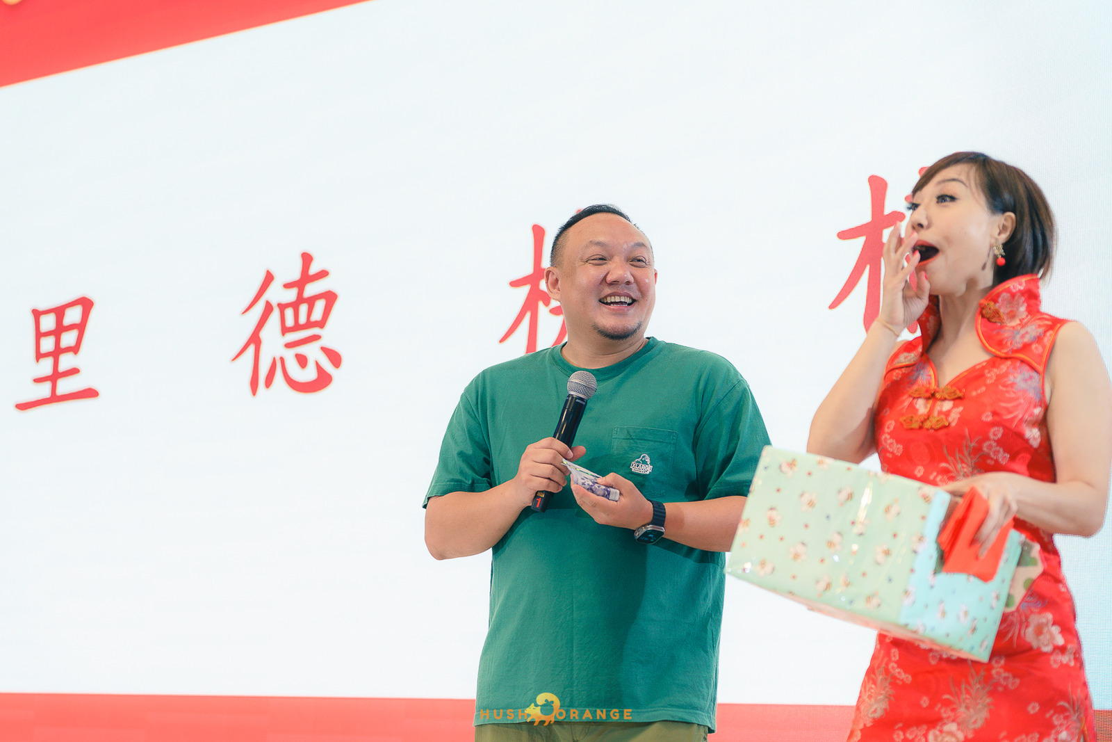 皓橘專業攝影團隊在台中臻悅美饌拍攝里德美學尾牙之活動紀錄畫面，歡迎洽詢相關活動攝影報價