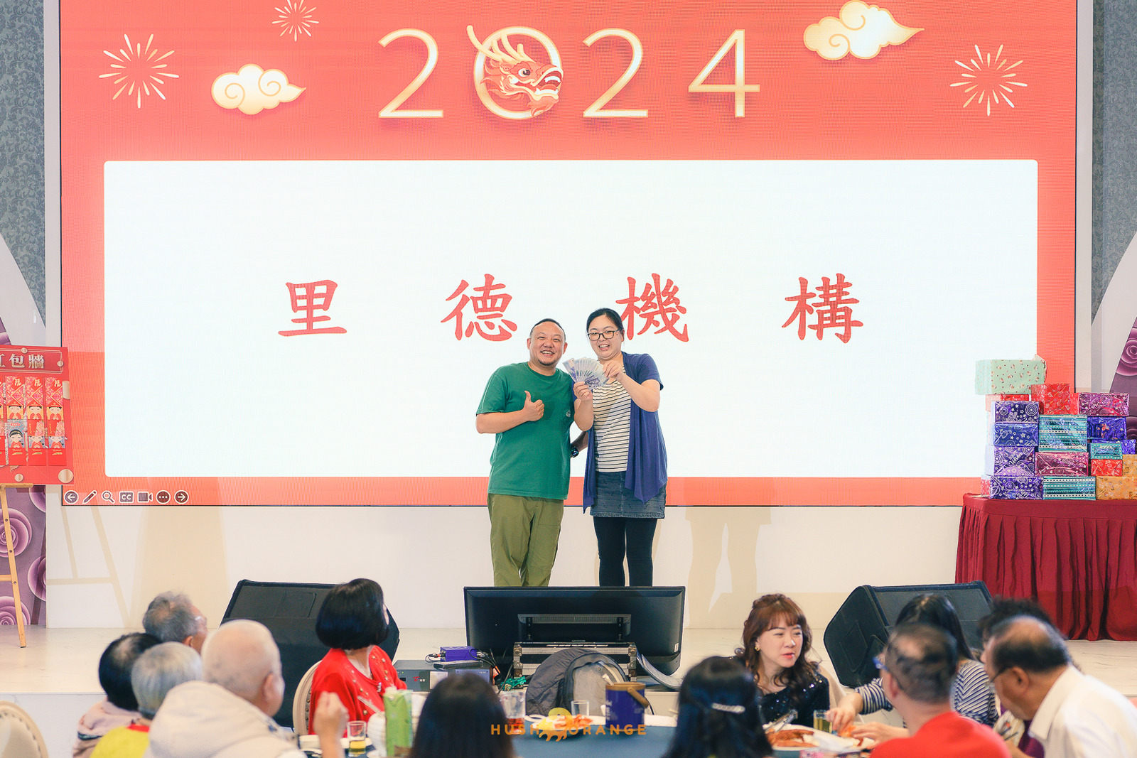 皓橘專業攝影團隊在台中臻悅美饌拍攝里德美學尾牙之活動紀錄畫面，歡迎洽詢相關活動攝影報價