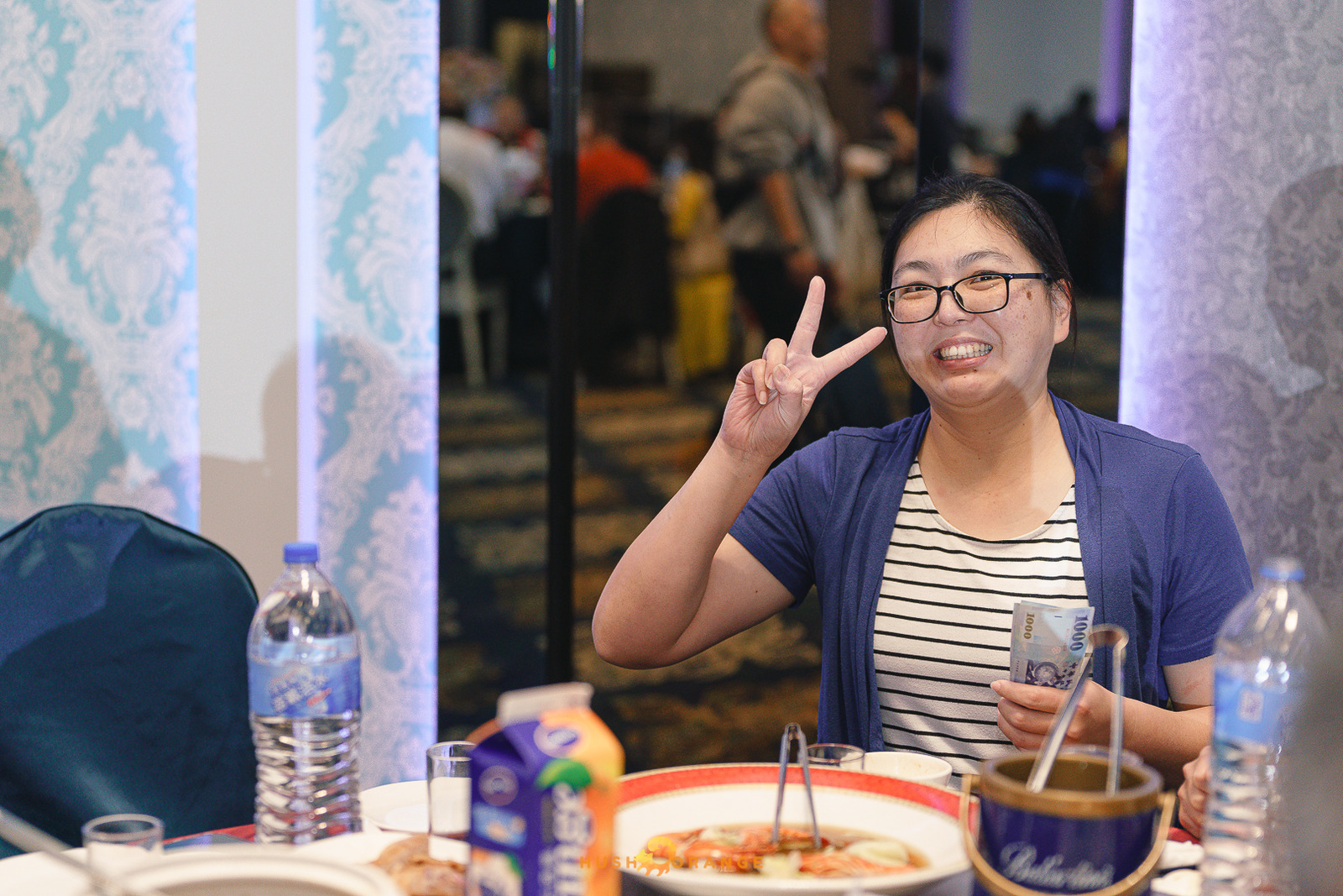 皓橘專業攝影團隊在台中臻悅美饌拍攝里德美學尾牙之活動紀錄畫面，歡迎洽詢相關活動攝影報價