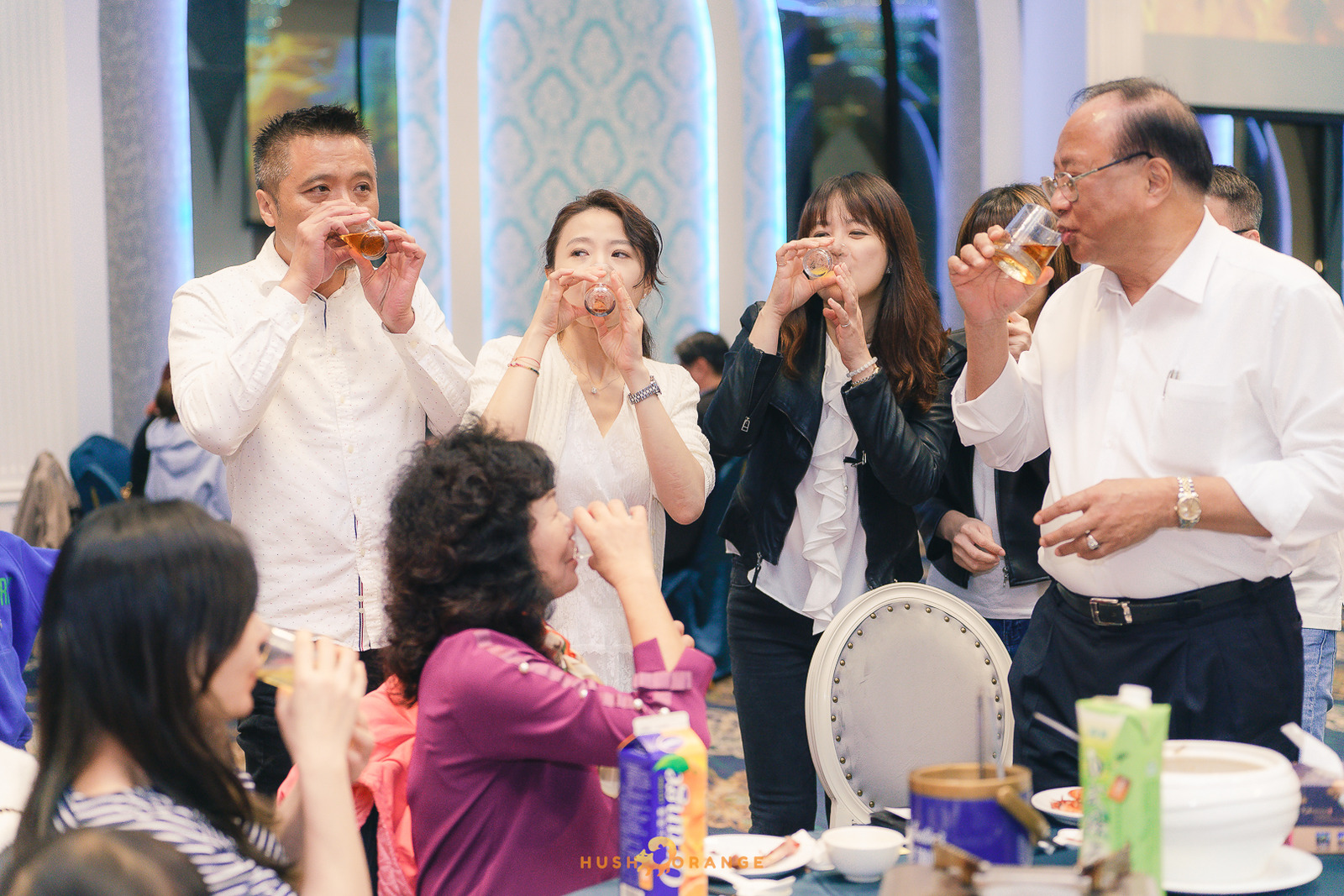 皓橘專業攝影團隊在台中臻悅美饌拍攝里德美學尾牙之活動紀錄畫面，歡迎洽詢相關活動攝影報價