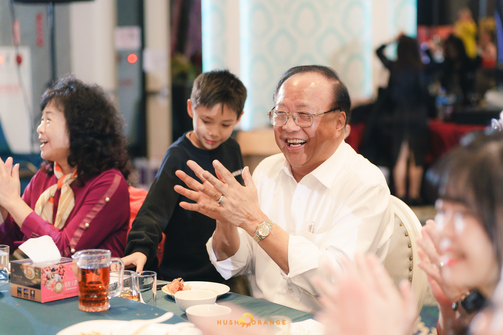 皓橘專業攝影團隊在台中臻悅美饌拍攝里德美學尾牙之活動紀錄畫面，歡迎洽詢相關活動攝影報價