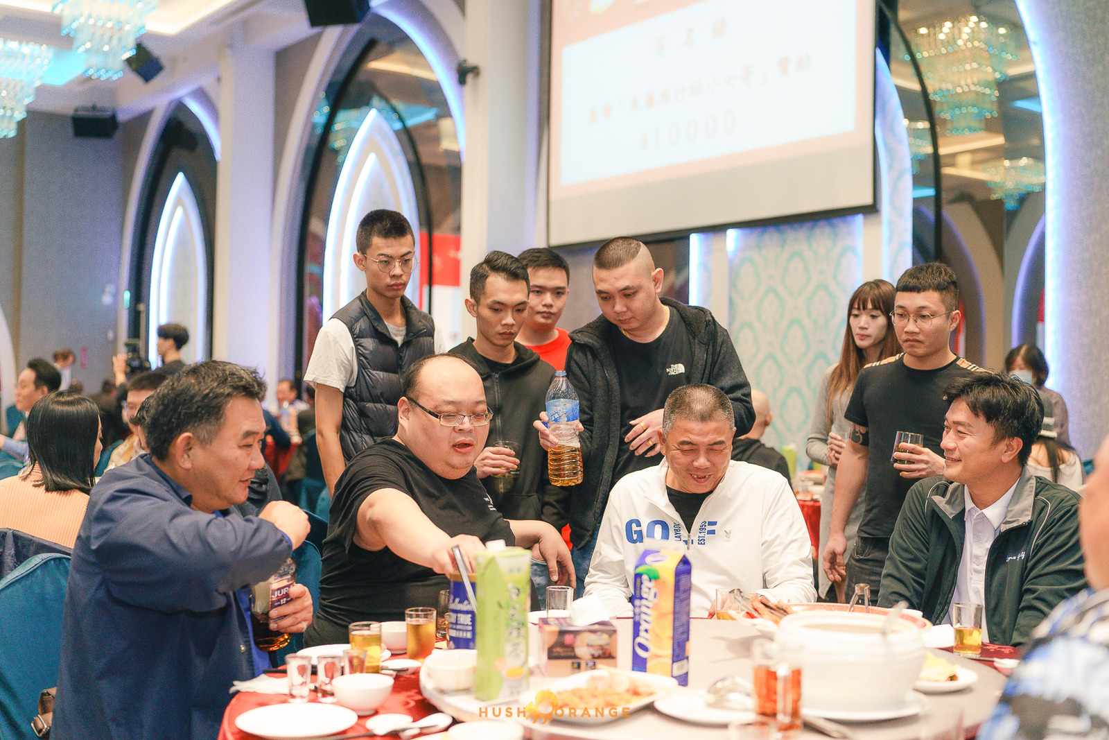 皓橘專業攝影團隊在台中臻悅美饌拍攝里德美學尾牙之活動紀錄畫面，歡迎洽詢相關活動攝影報價