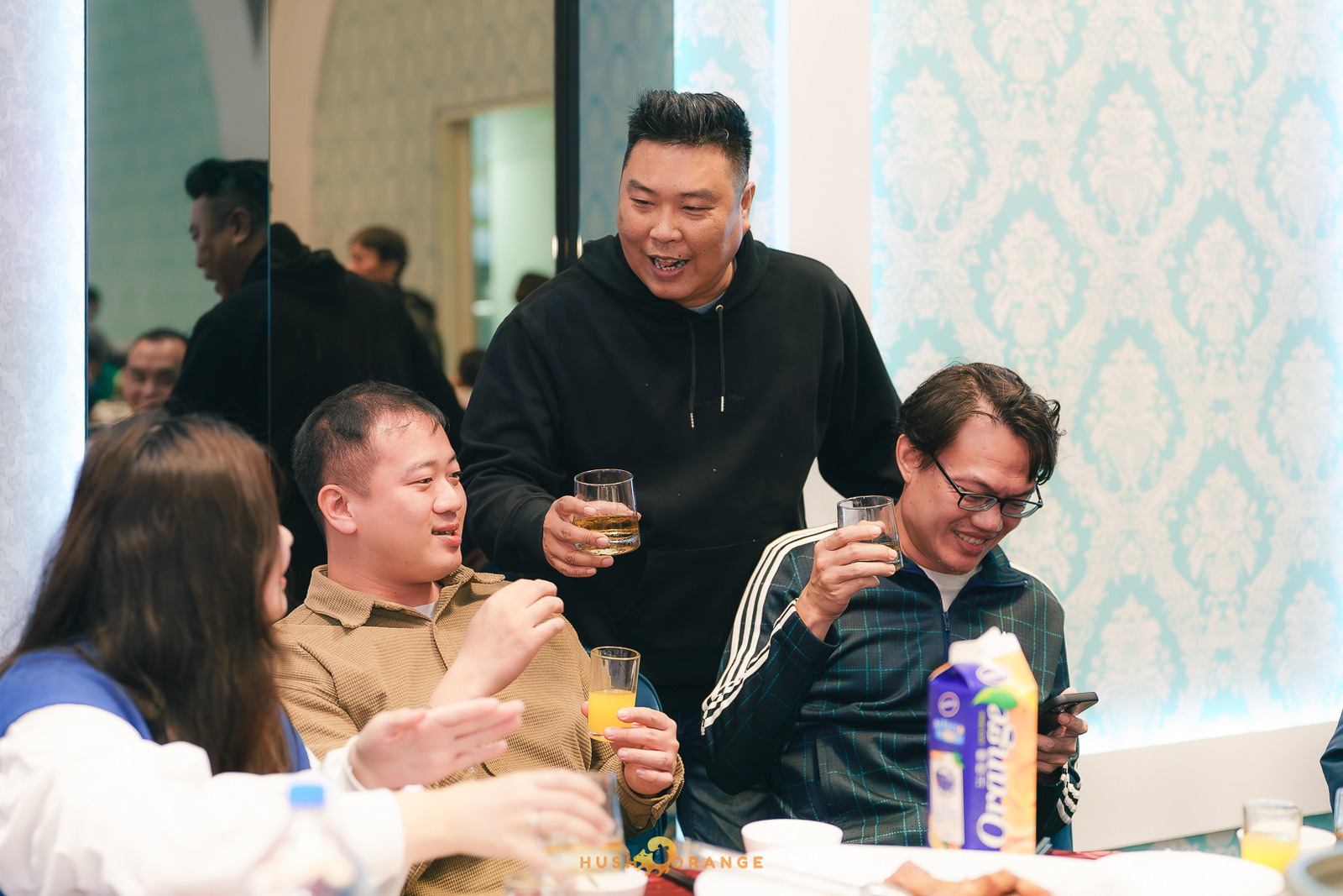 皓橘專業攝影團隊在台中臻悅美饌拍攝里德美學尾牙之活動紀錄畫面，歡迎洽詢相關活動攝影報價