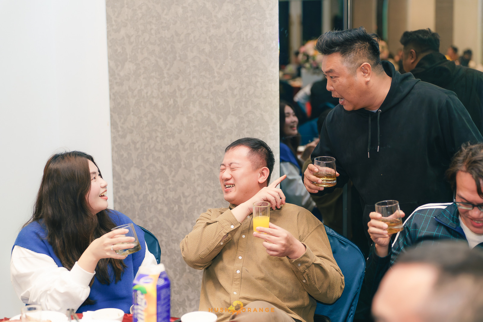 皓橘專業攝影團隊在台中臻悅美饌拍攝里德美學尾牙之活動紀錄畫面，歡迎洽詢相關活動攝影報價