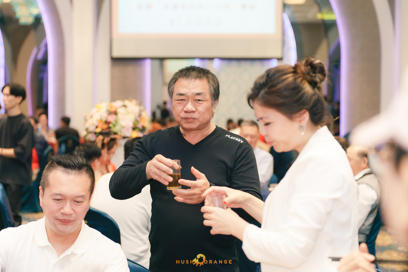 皓橘專業攝影團隊在台中臻悅美饌拍攝里德美學尾牙之活動紀錄畫面，歡迎洽詢相關活動攝影報價