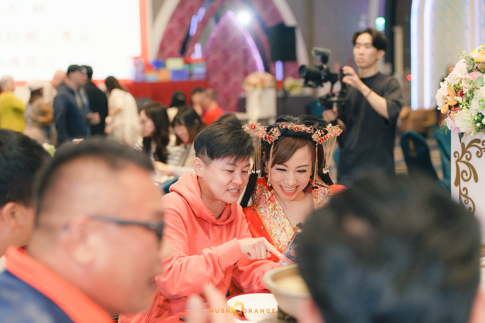 皓橘專業攝影團隊在台中臻悅美饌拍攝里德美學尾牙之活動紀錄畫面，歡迎洽詢相關活動攝影報價