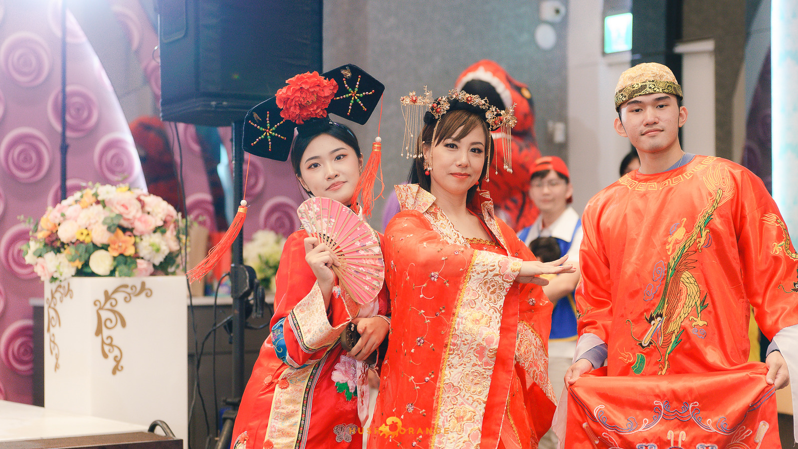 皓橘專業攝影團隊在台中臻悅美饌拍攝里德美學尾牙之活動紀錄畫面，歡迎洽詢相關活動攝影報價
