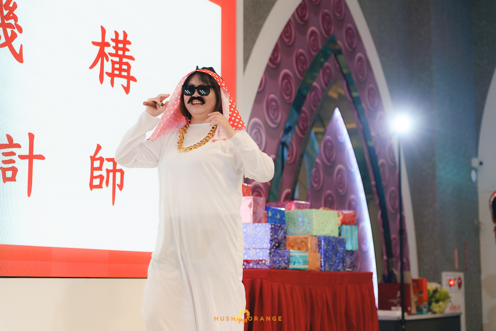 皓橘專業攝影團隊在台中臻悅美饌拍攝里德美學尾牙之活動紀錄畫面，歡迎洽詢相關活動攝影報價
