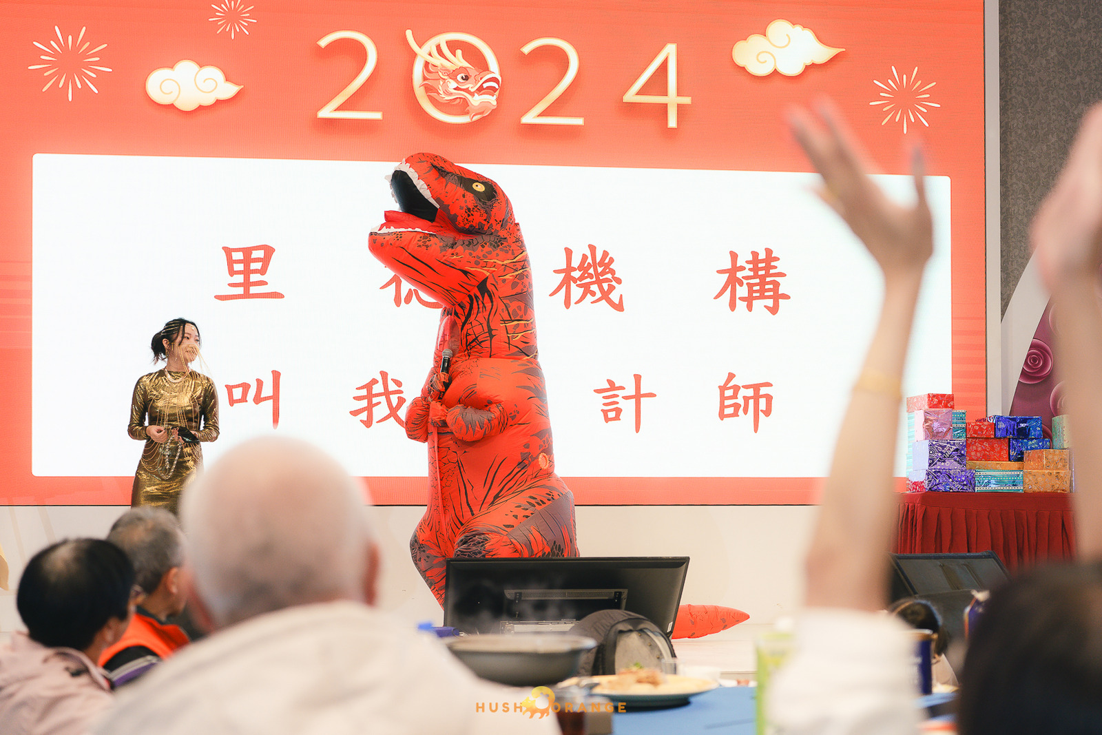 皓橘專業攝影團隊在台中臻悅美饌拍攝里德美學尾牙之活動紀錄畫面，歡迎洽詢相關活動攝影報價