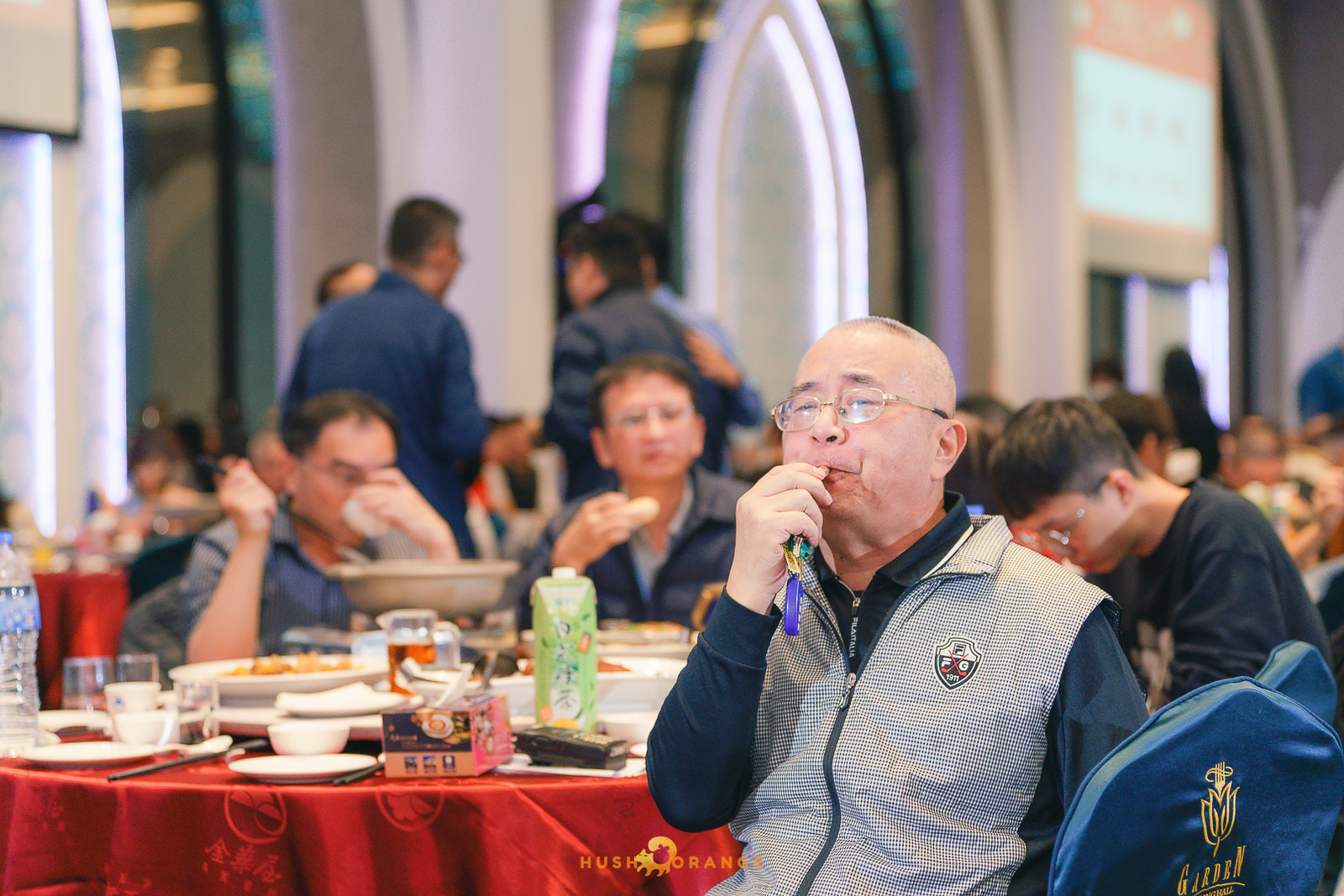 皓橘專業攝影團隊在台中臻悅美饌拍攝里德美學尾牙之活動紀錄畫面，歡迎洽詢相關活動攝影報價