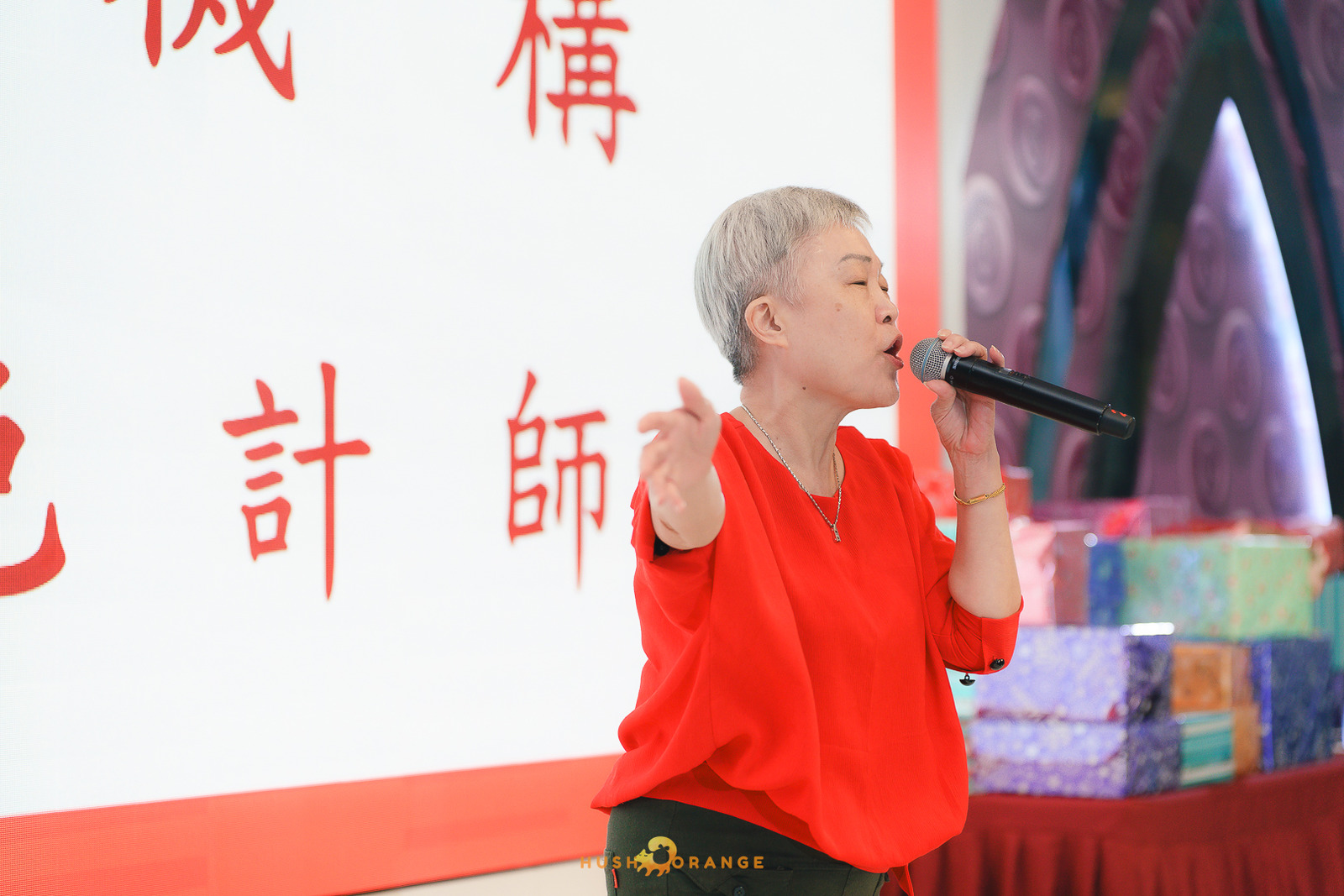 皓橘專業攝影團隊在台中臻悅美饌拍攝里德美學尾牙之活動紀錄畫面，歡迎洽詢相關活動攝影報價