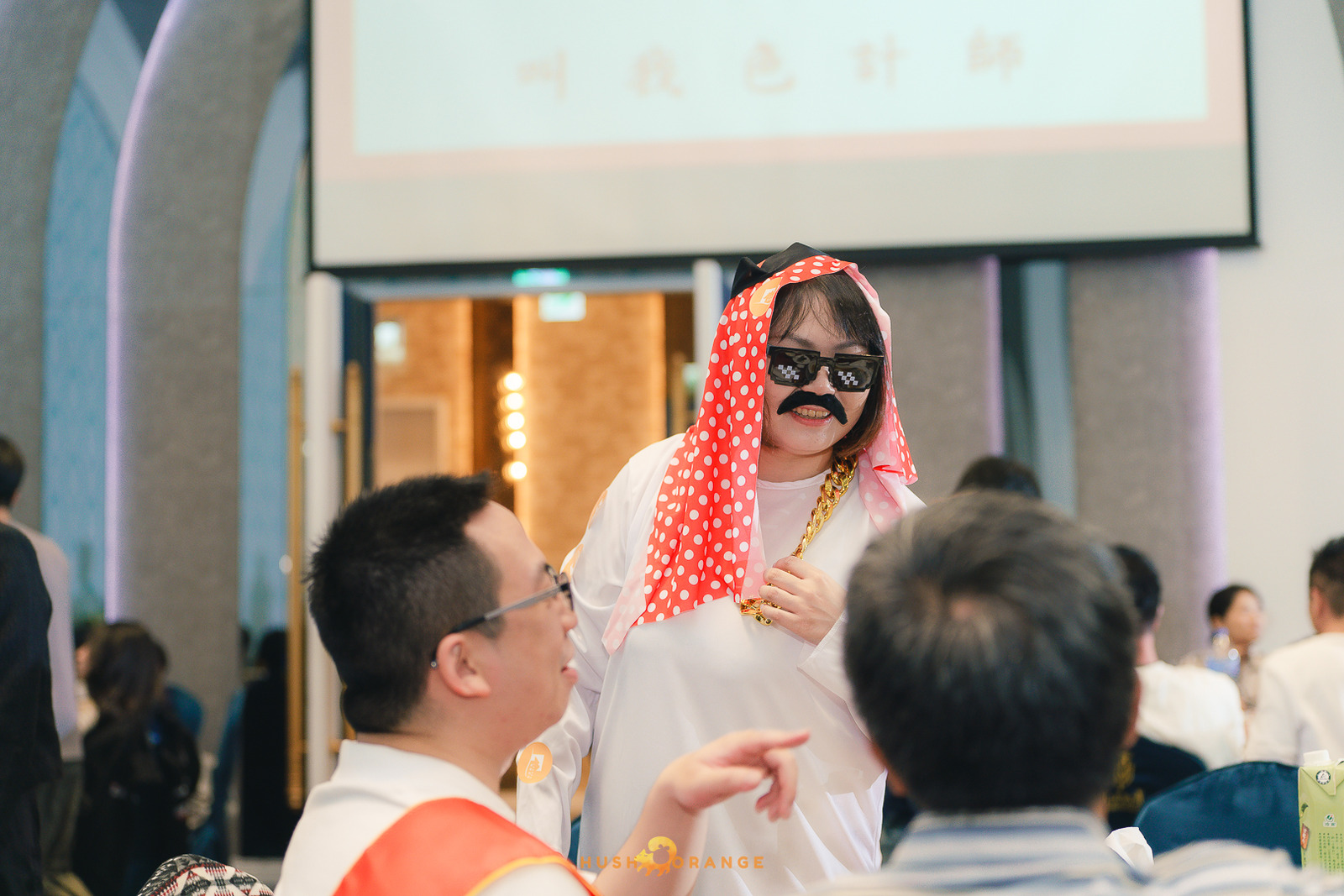 皓橘專業攝影團隊在台中臻悅美饌拍攝里德美學尾牙之活動紀錄畫面，歡迎洽詢相關活動攝影報價