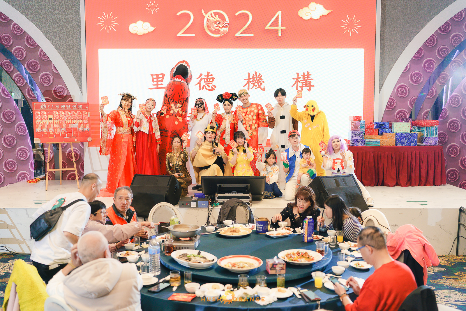 皓橘專業攝影團隊在台中臻悅美饌拍攝里德美學尾牙之活動紀錄畫面，歡迎洽詢相關活動攝影報價