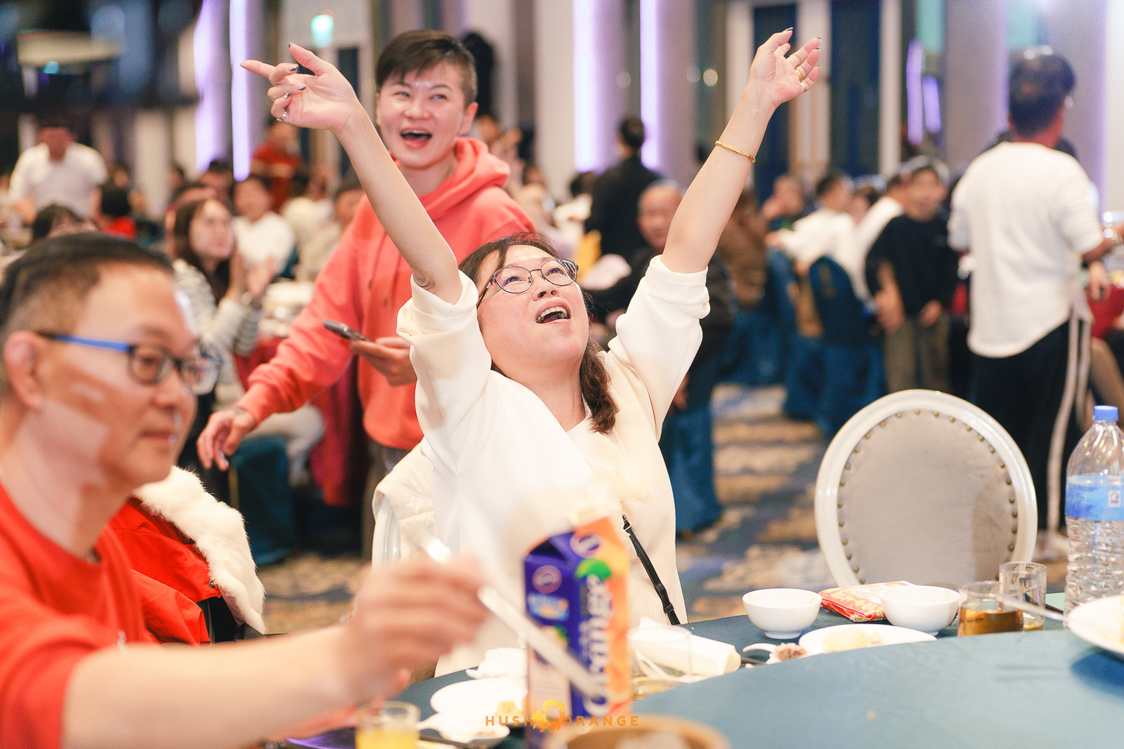 皓橘專業攝影團隊在台中臻悅美饌拍攝里德美學尾牙之活動紀錄畫面，歡迎洽詢相關活動攝影報價