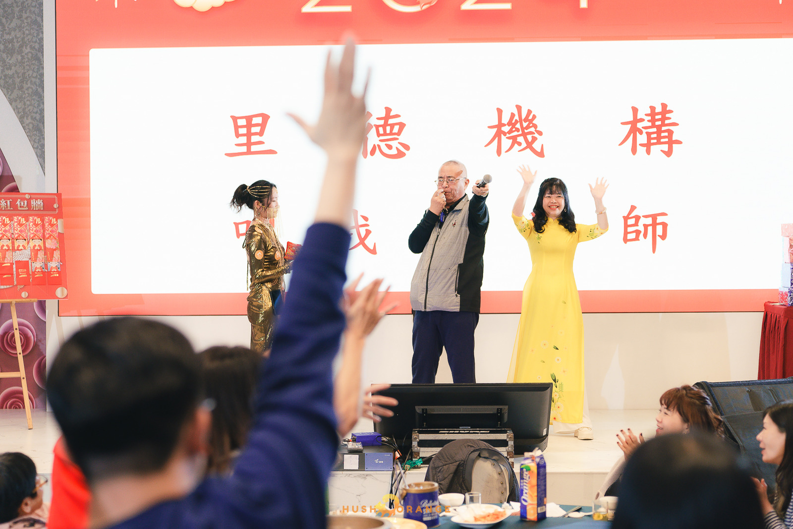 皓橘專業攝影團隊在台中臻悅美饌拍攝里德美學尾牙之活動紀錄畫面，歡迎洽詢相關活動攝影報價
