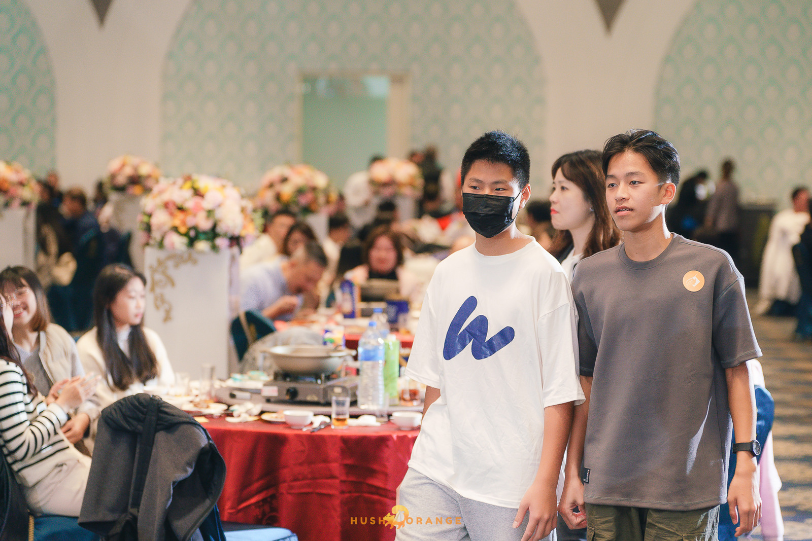 皓橘專業攝影團隊在台中臻悅美饌拍攝里德美學尾牙之活動紀錄畫面，歡迎洽詢相關活動攝影報價