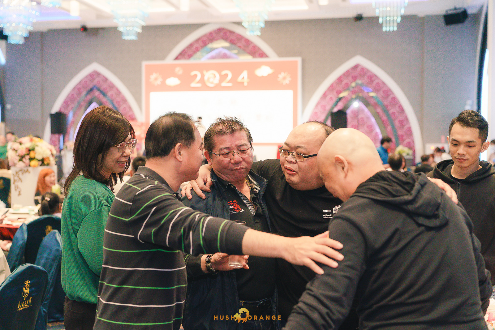 皓橘專業攝影團隊在台中臻悅美饌拍攝里德美學尾牙之活動紀錄畫面，歡迎洽詢相關活動攝影報價