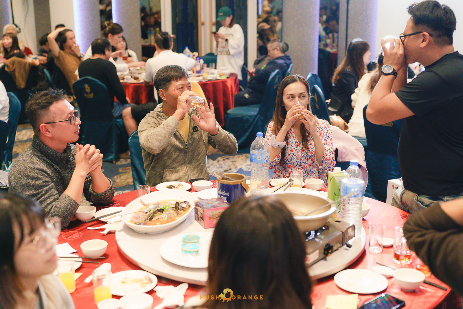 皓橘專業攝影團隊在台中臻悅美饌拍攝里德美學尾牙之活動紀錄畫面，歡迎洽詢相關活動攝影報價