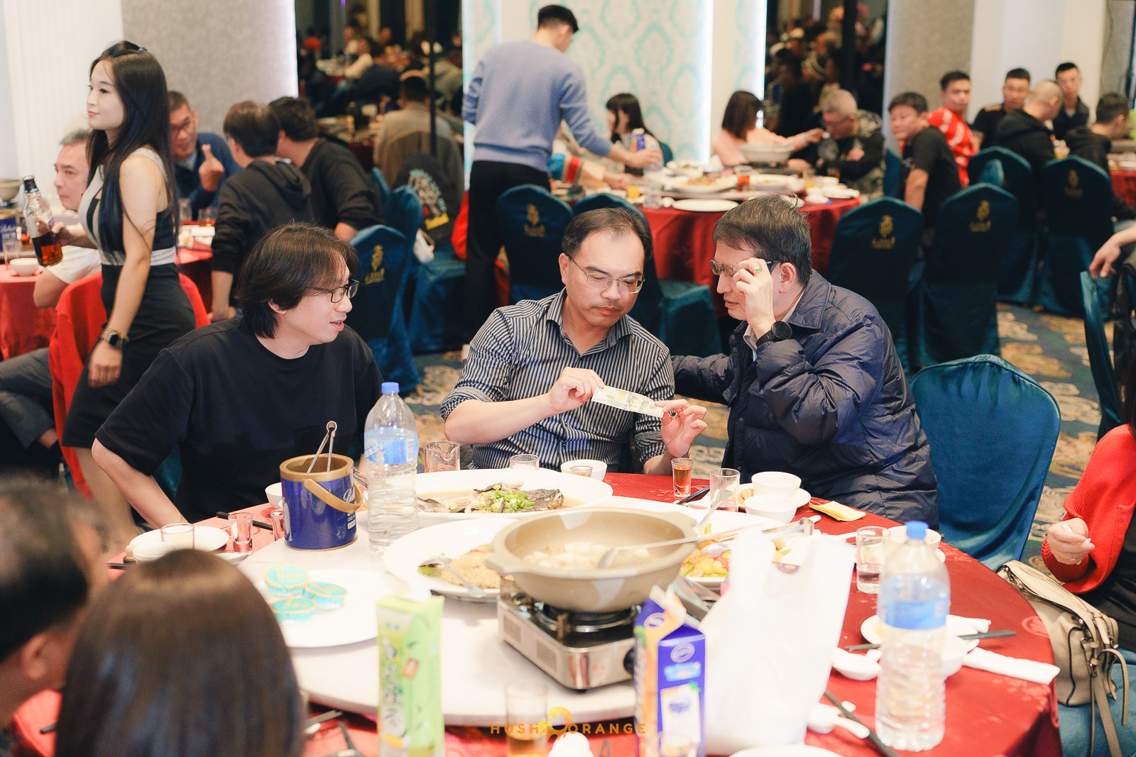 皓橘專業攝影團隊在台中臻悅美饌拍攝里德美學尾牙之活動紀錄畫面，歡迎洽詢相關活動攝影報價