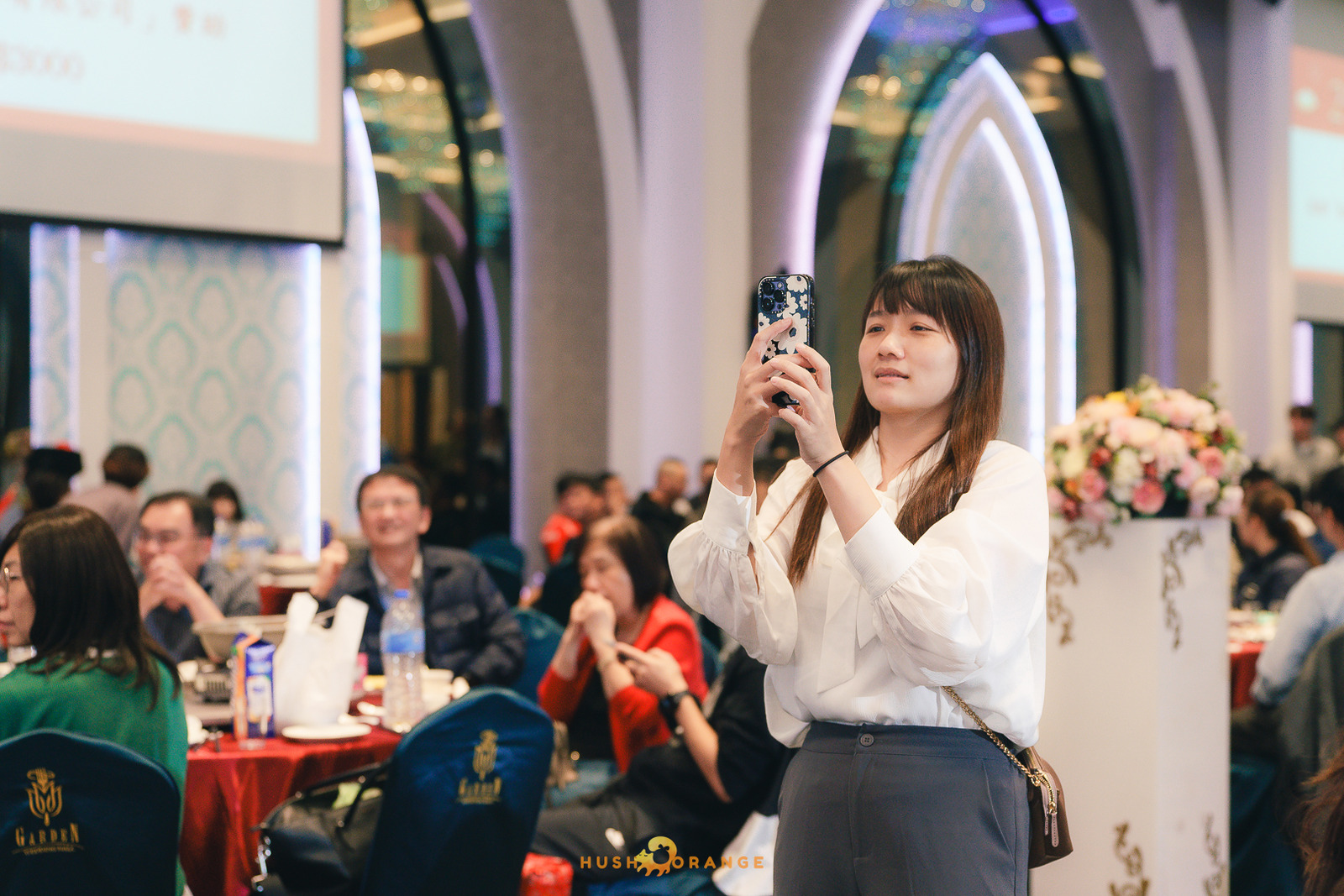皓橘專業攝影團隊在台中臻悅美饌拍攝里德美學尾牙之活動紀錄畫面，歡迎洽詢相關活動攝影報價