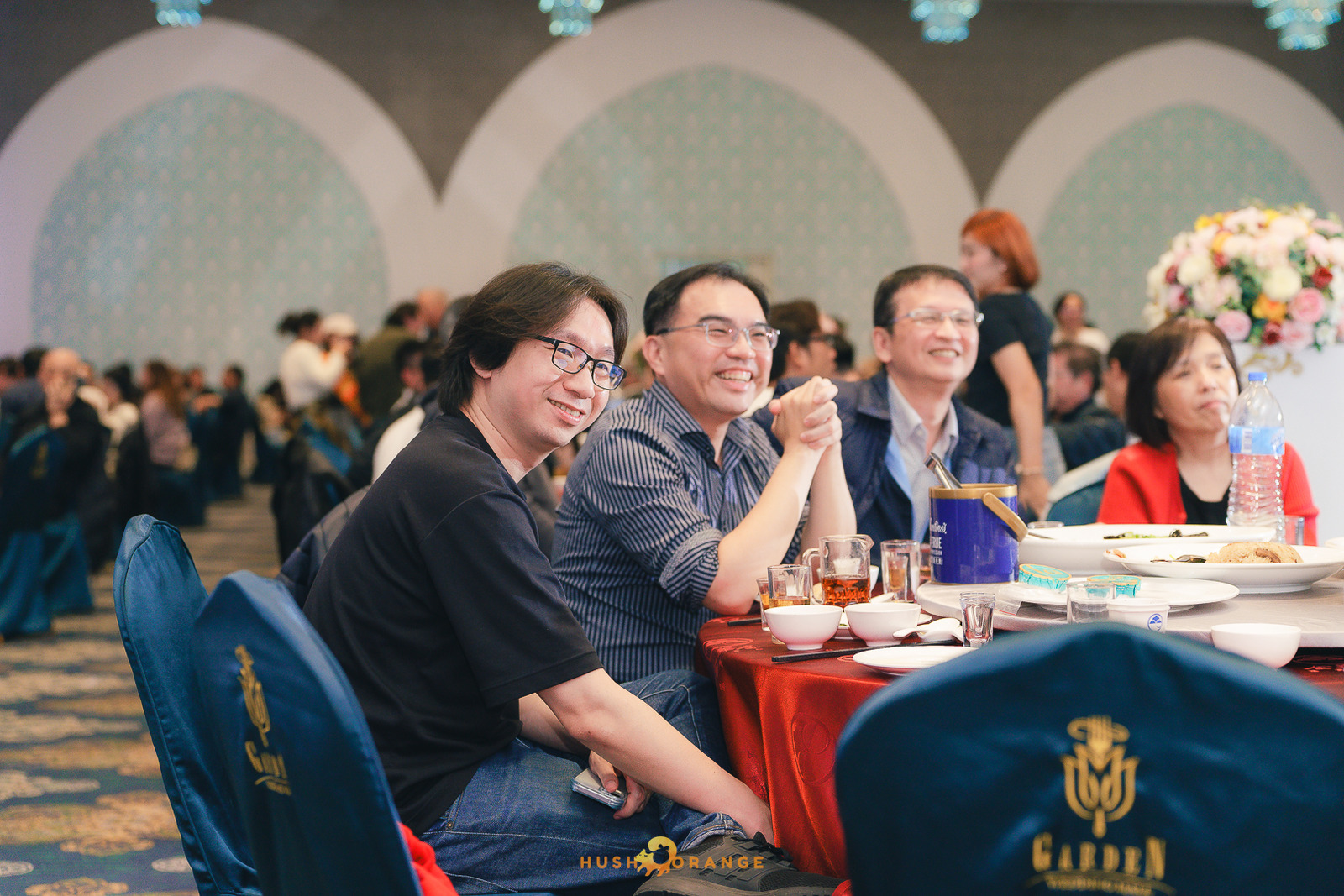 皓橘專業攝影團隊在台中臻悅美饌拍攝里德美學尾牙之活動紀錄畫面，歡迎洽詢相關活動攝影報價
