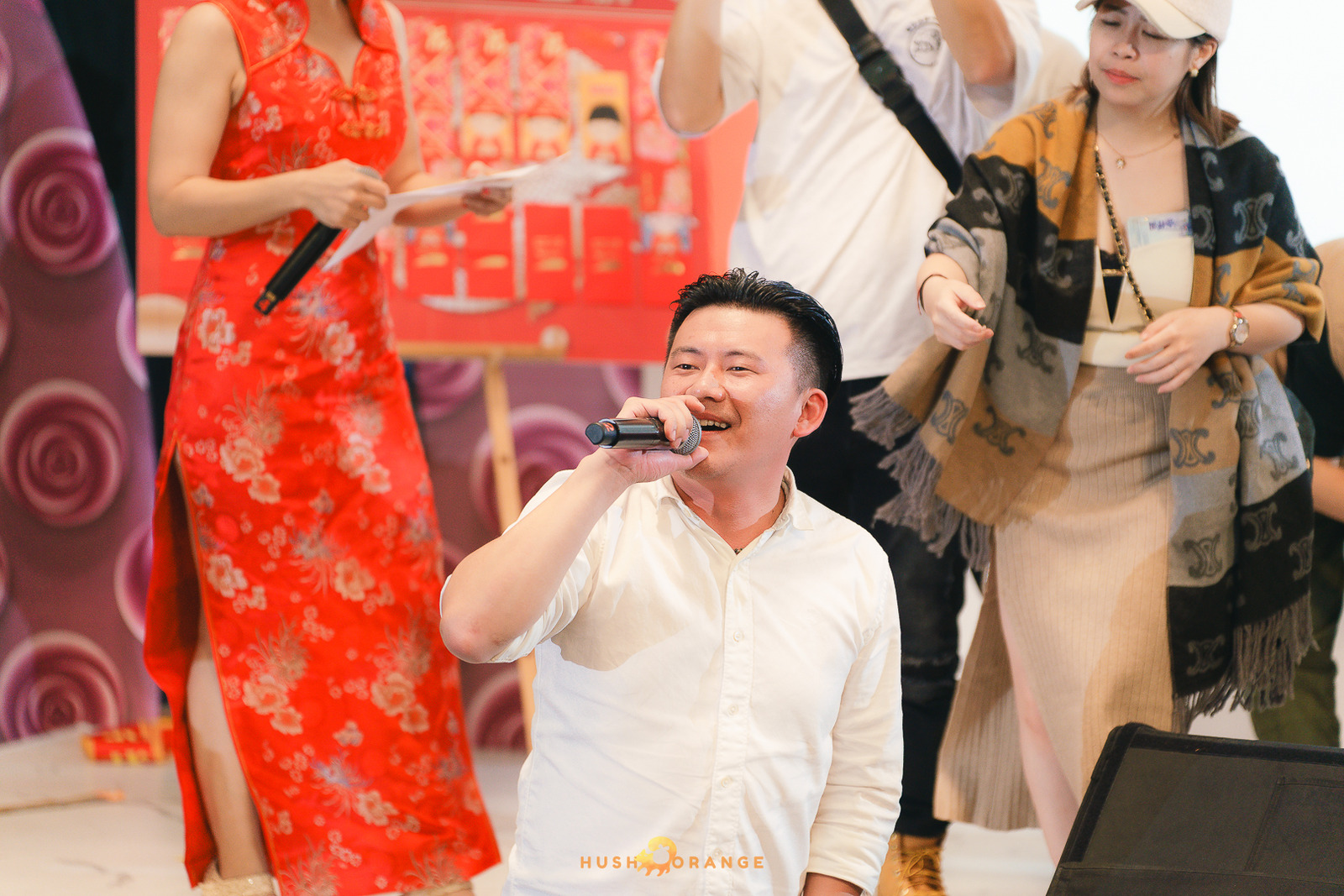 皓橘專業攝影團隊在台中臻悅美饌拍攝里德美學尾牙之活動紀錄畫面，歡迎洽詢相關活動攝影報價