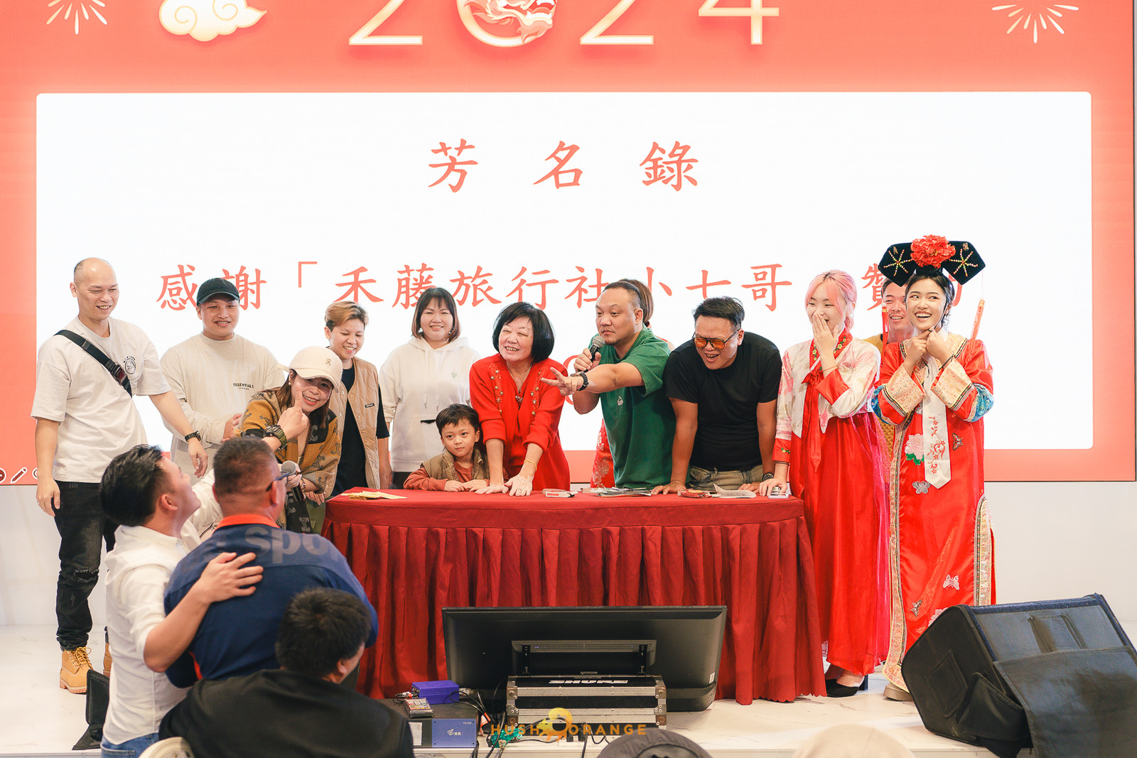 皓橘專業攝影團隊在台中臻悅美饌拍攝里德美學尾牙之活動紀錄畫面，歡迎洽詢相關活動攝影報價