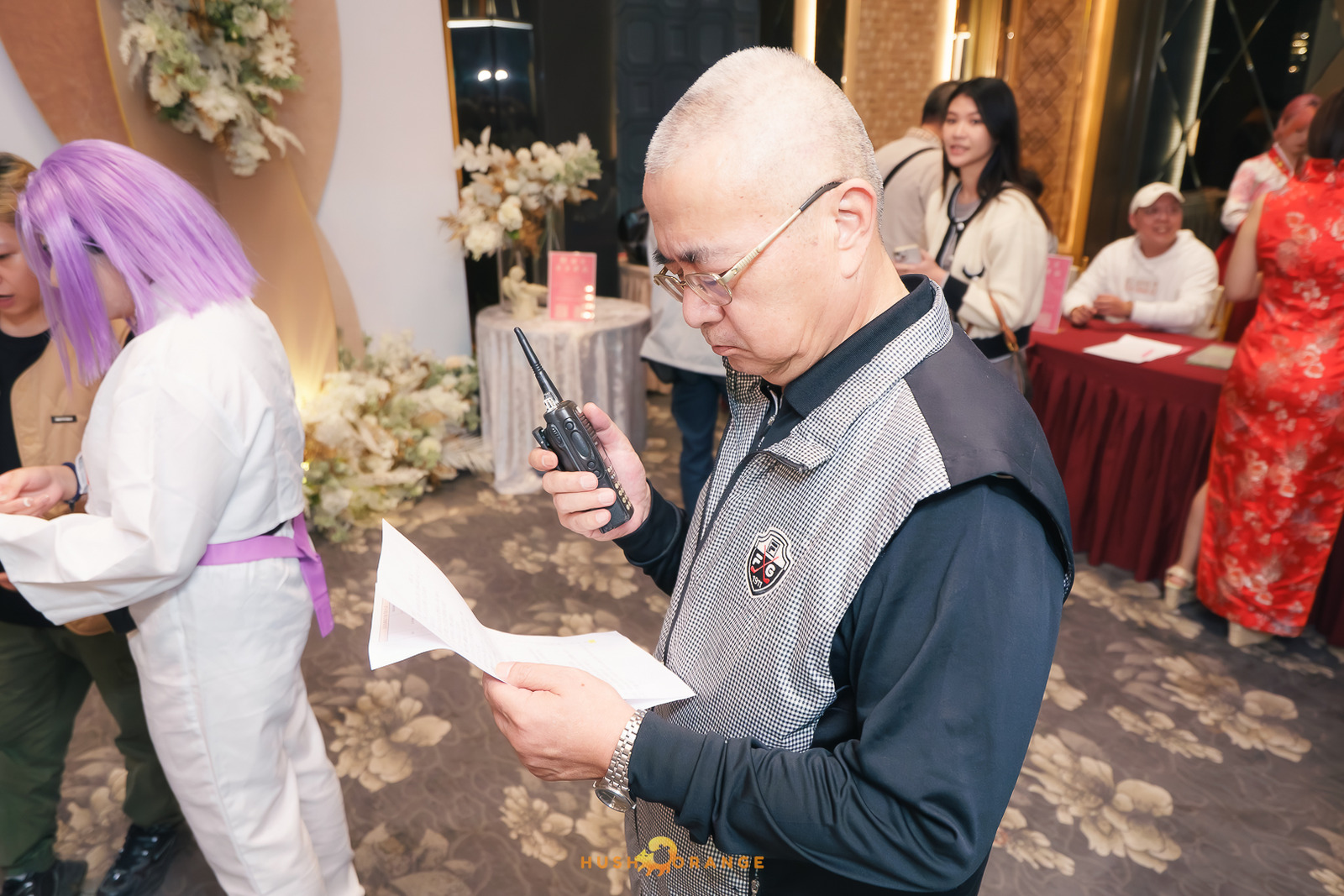 皓橘專業攝影團隊在台中臻悅美饌拍攝里德美學尾牙之活動紀錄畫面，歡迎洽詢相關活動攝影報價