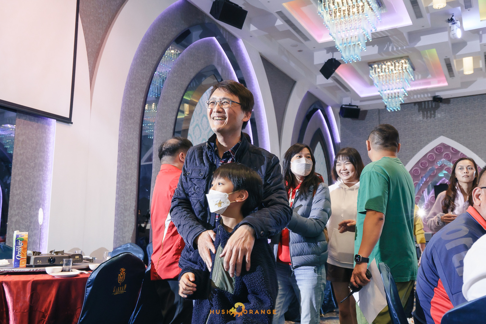 皓橘專業攝影團隊在台中臻悅美饌拍攝里德美學尾牙之活動紀錄畫面，歡迎洽詢相關活動攝影報價