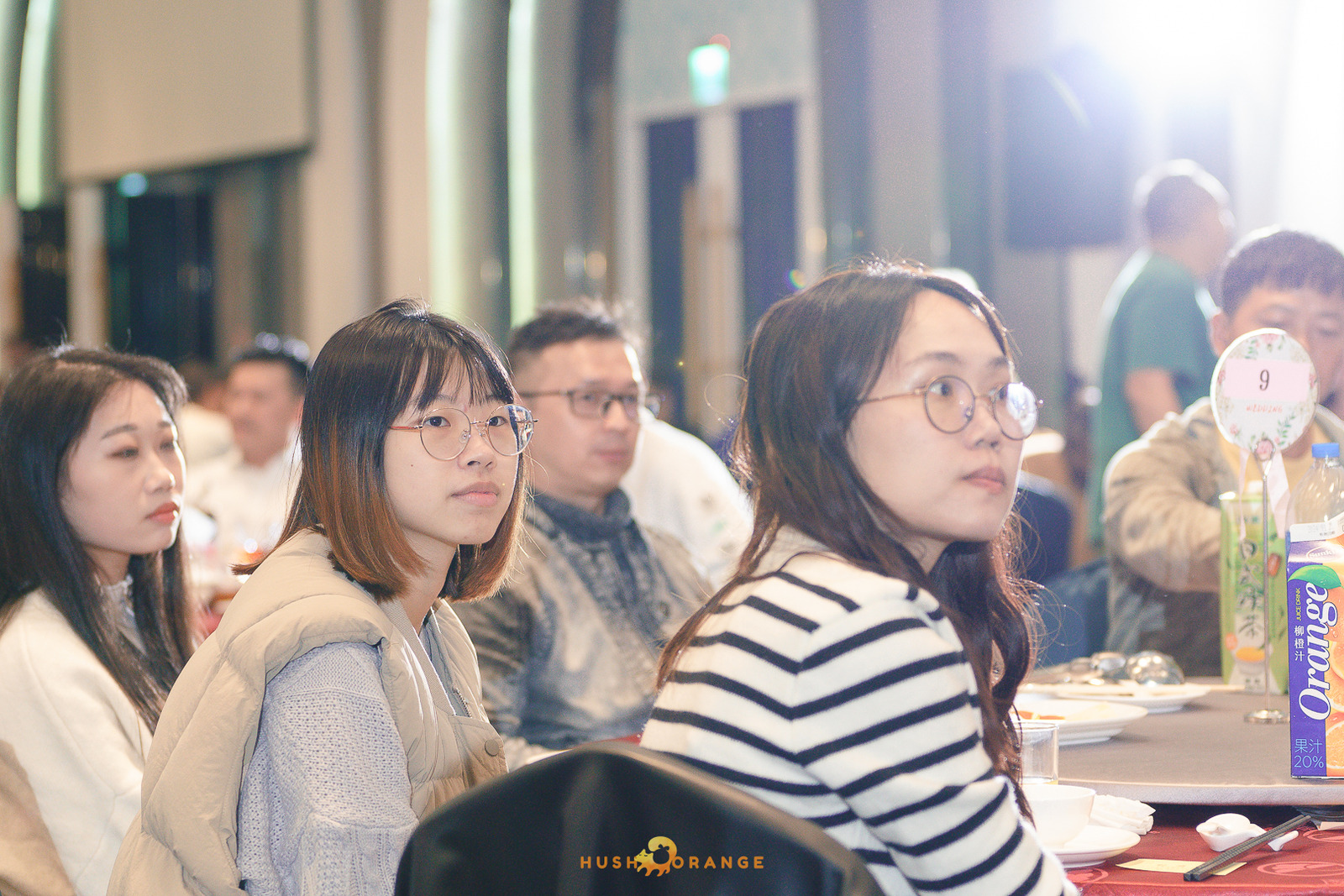 皓橘專業攝影團隊在台中臻悅美饌拍攝里德美學尾牙之活動紀錄畫面，歡迎洽詢相關活動攝影報價