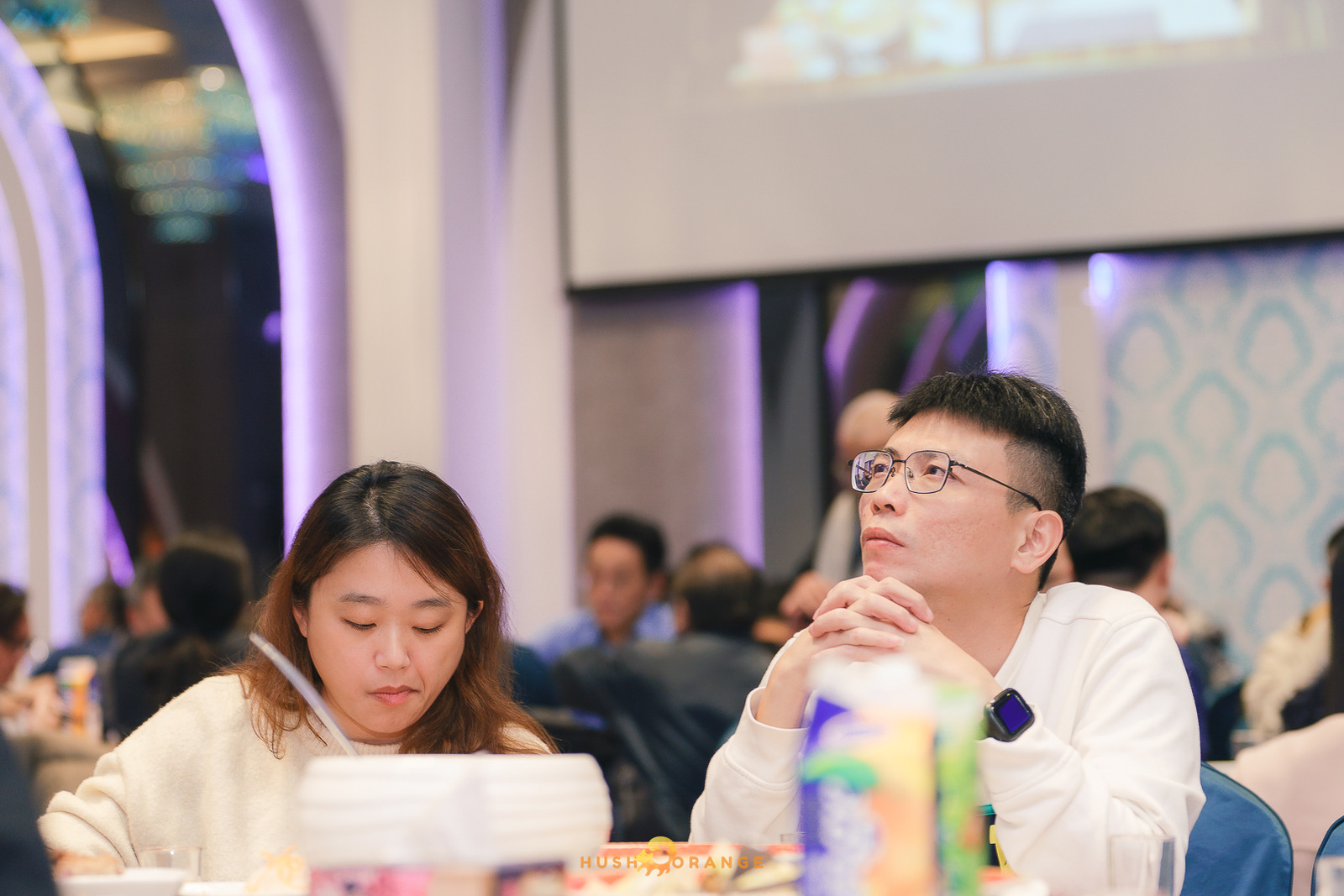 皓橘專業攝影團隊在台中臻悅美饌拍攝里德美學尾牙之活動紀錄畫面，歡迎洽詢相關活動攝影報價
