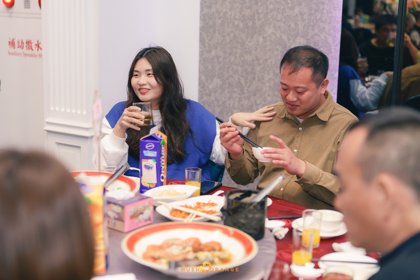 皓橘專業攝影團隊在台中臻悅美饌拍攝里德美學尾牙之活動紀錄畫面，歡迎洽詢相關活動攝影報價