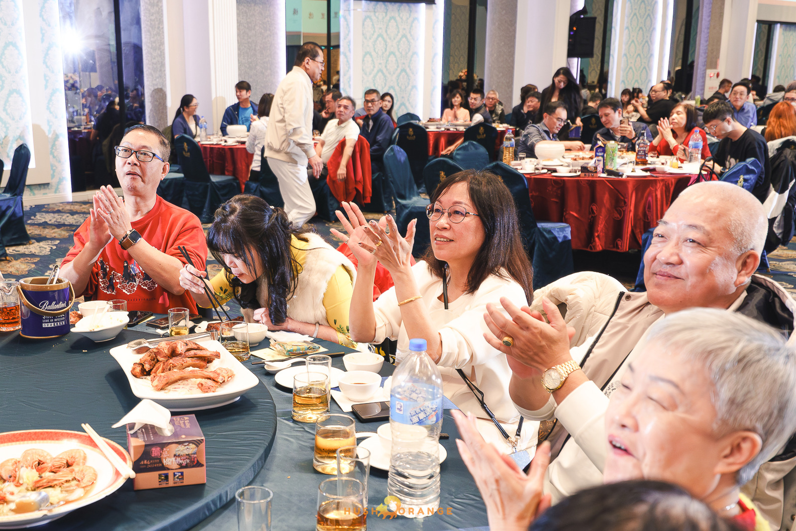 皓橘專業攝影團隊在台中臻悅美饌拍攝里德美學尾牙之活動紀錄畫面，歡迎洽詢相關活動攝影報價