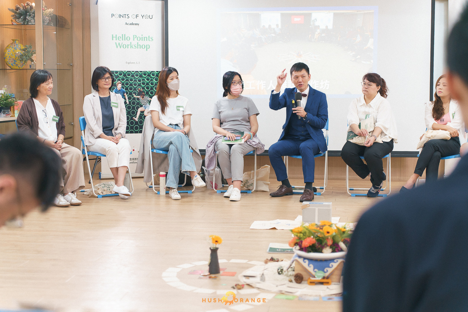 專業攝影團隊皓橘攝影拍攝心流逸境牌卡課程活動記錄，詢問活動攝影報價