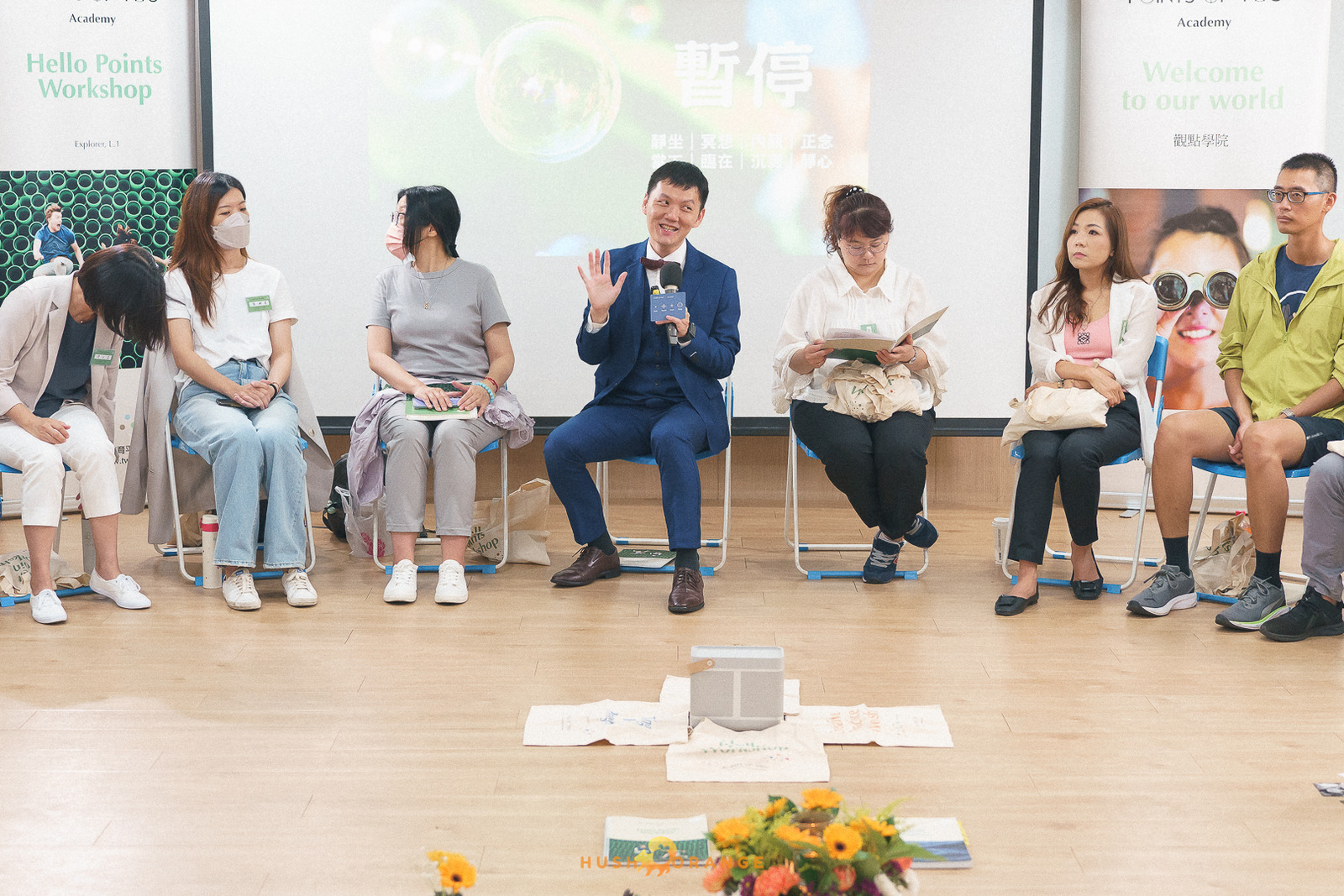 專業攝影團隊皓橘攝影拍攝心流逸境牌卡課程活動記錄，詢問活動攝影報價