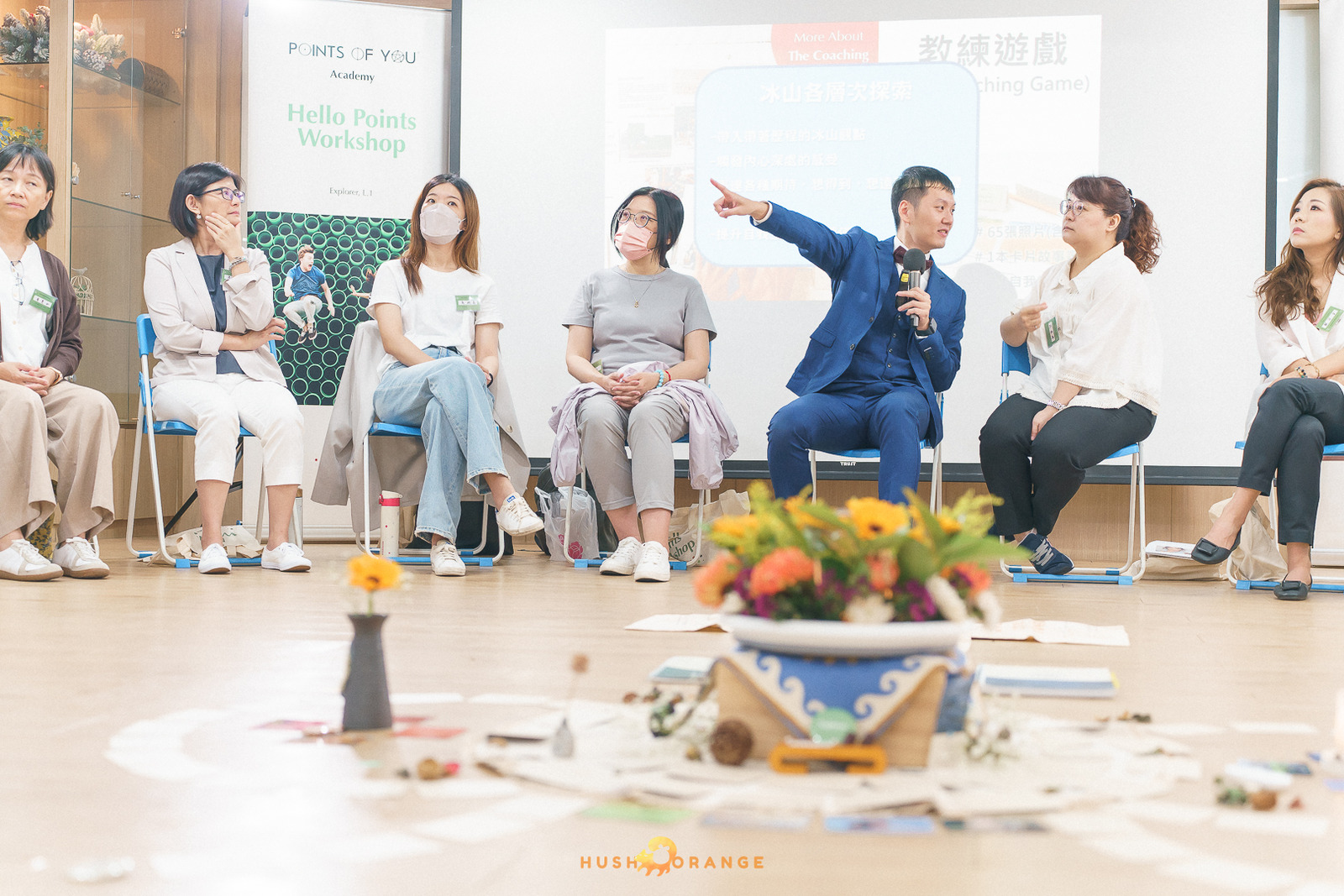 專業攝影團隊皓橘攝影拍攝心流逸境牌卡課程活動記錄，詢問活動攝影報價
