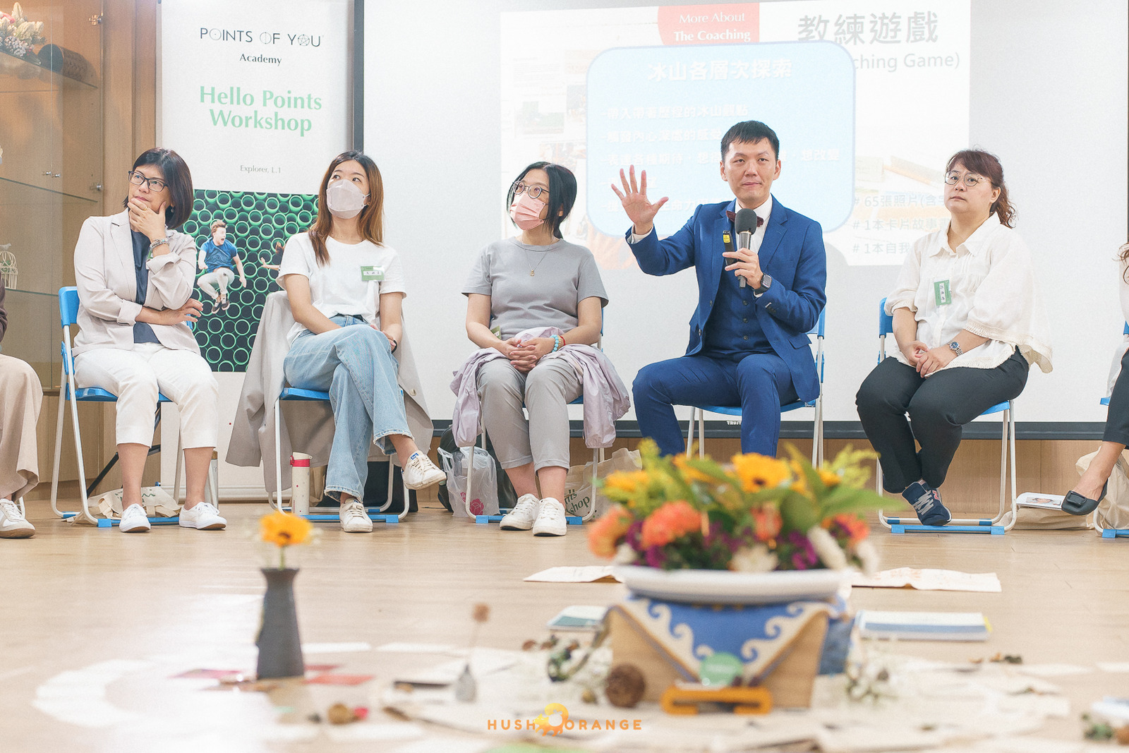 專業攝影團隊皓橘攝影拍攝心流逸境牌卡課程活動記錄，詢問活動攝影報價