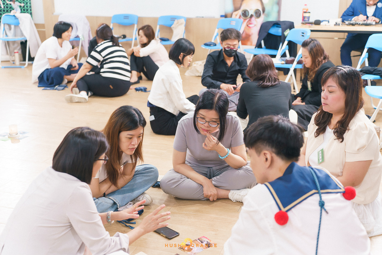 專業攝影團隊皓橘攝影拍攝心流逸境牌卡課程活動記錄，詢問活動攝影報價