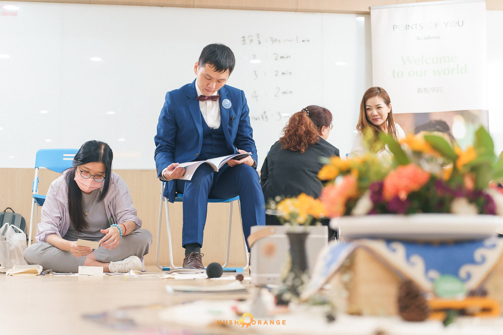 專業攝影團隊皓橘攝影拍攝心流逸境牌卡課程活動記錄，詢問活動攝影報價