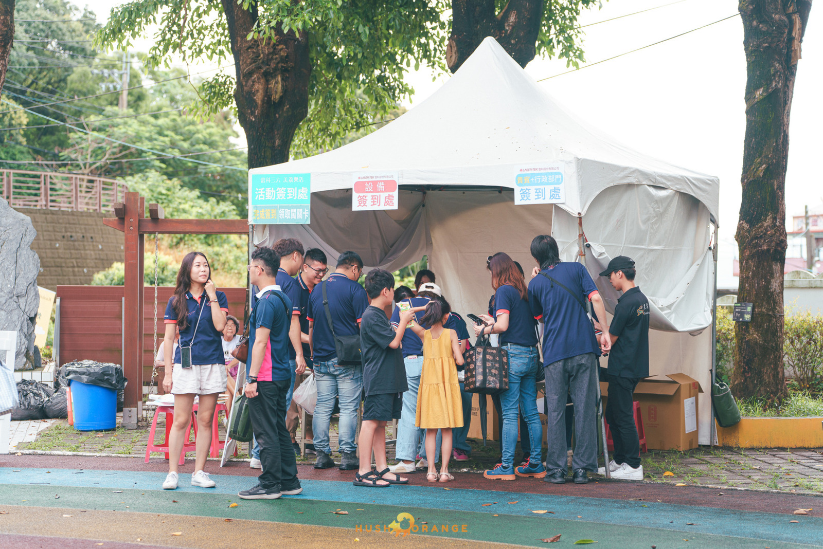 皓橘專業攝影團隊在高雄美濃拍攝雷科科技公司雷科三六美荔樂活家庭日之活動紀錄畫面，歡迎洽詢相關活動攝影報價