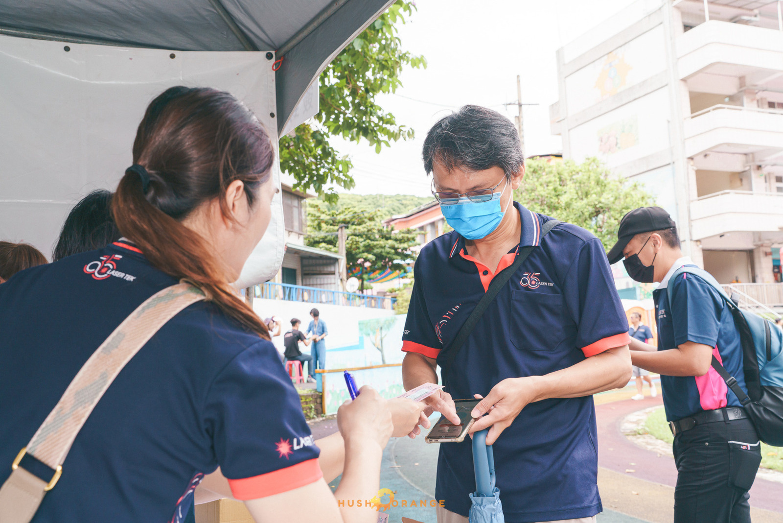 皓橘專業攝影團隊在高雄美濃拍攝雷科科技公司雷科三六美荔樂活家庭日之活動紀錄畫面，歡迎洽詢相關活動攝影報價