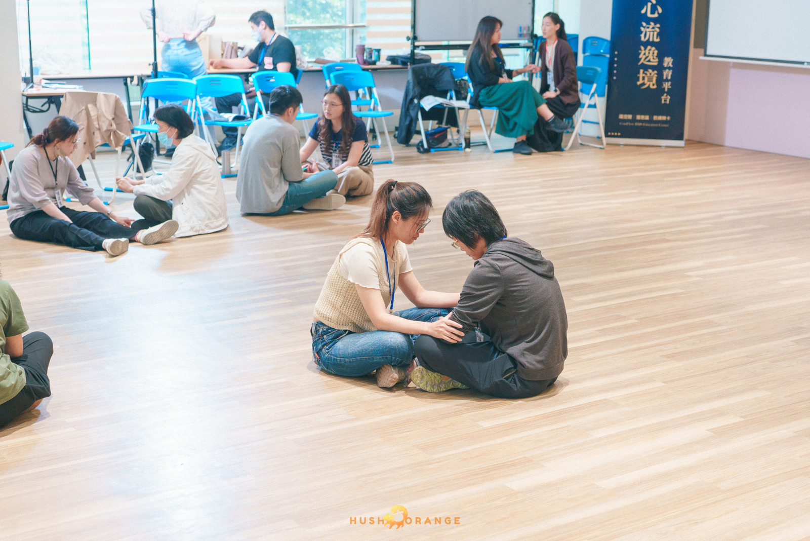 專業攝影團隊皓橘攝影拍攝心流逸境薩提爾課程活動記錄，詢問活動攝影報價
