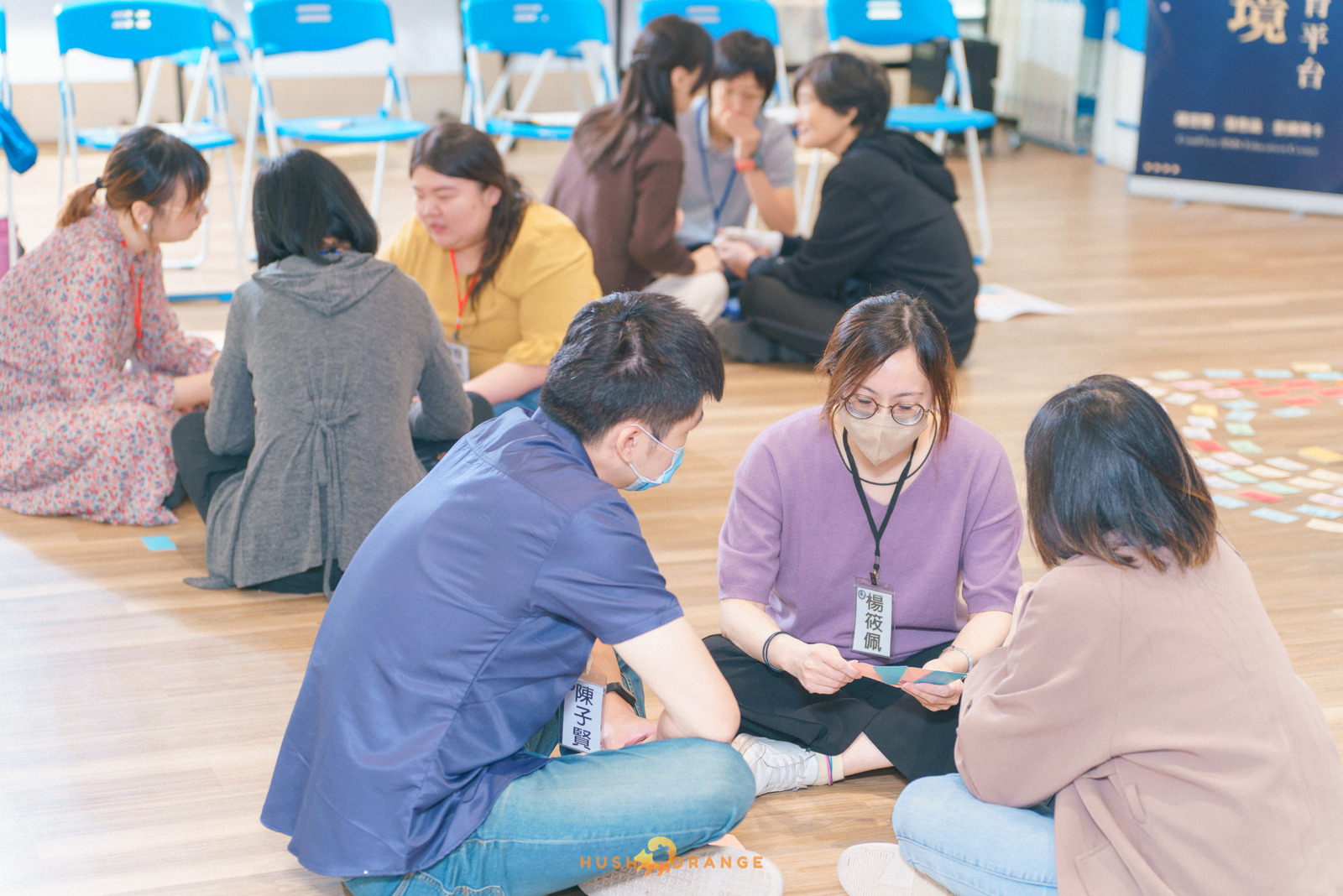 專業攝影團隊皓橘攝影拍攝心流逸境薩提爾課程活動記錄，詢問活動攝影報價